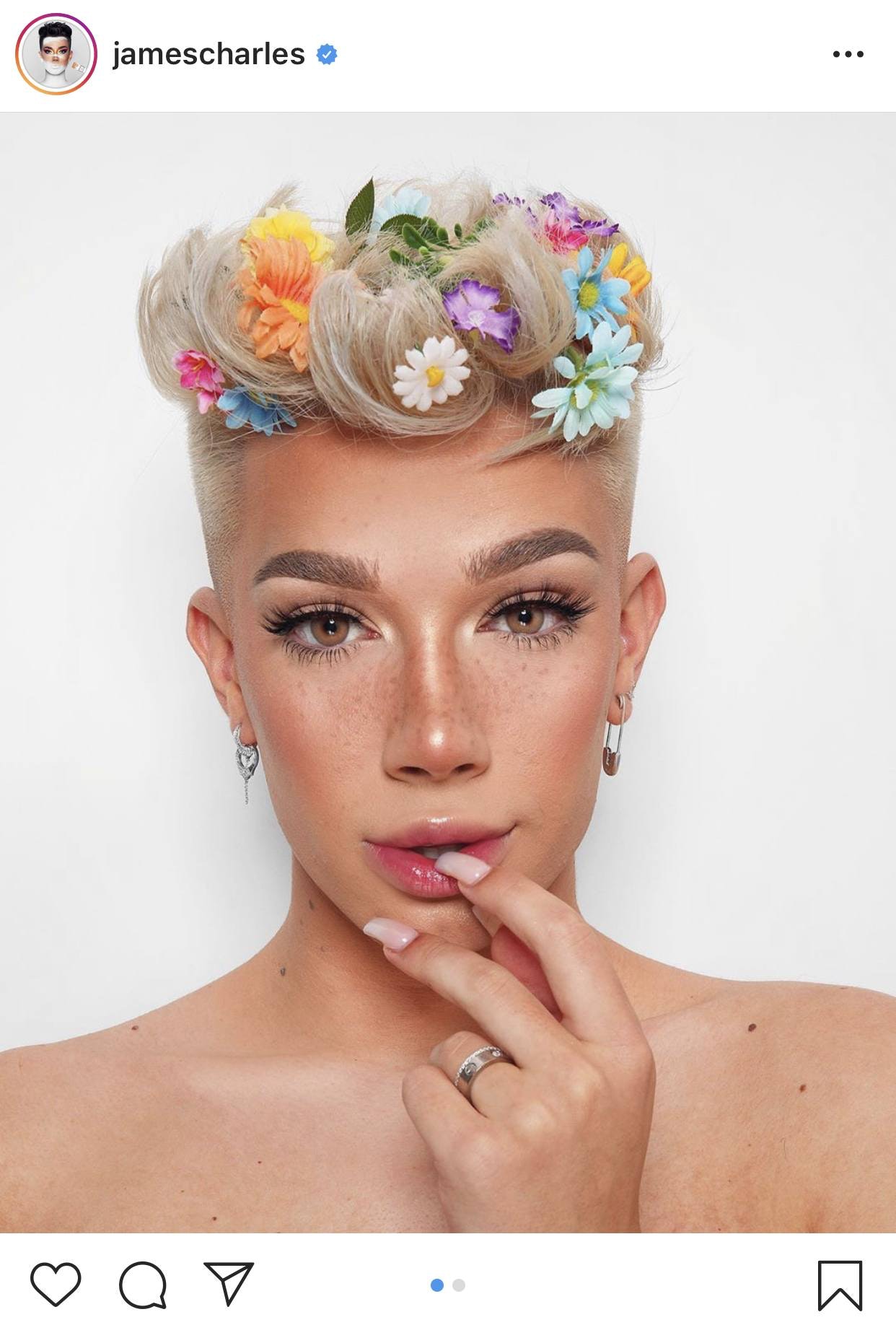 James Charles instagram profile