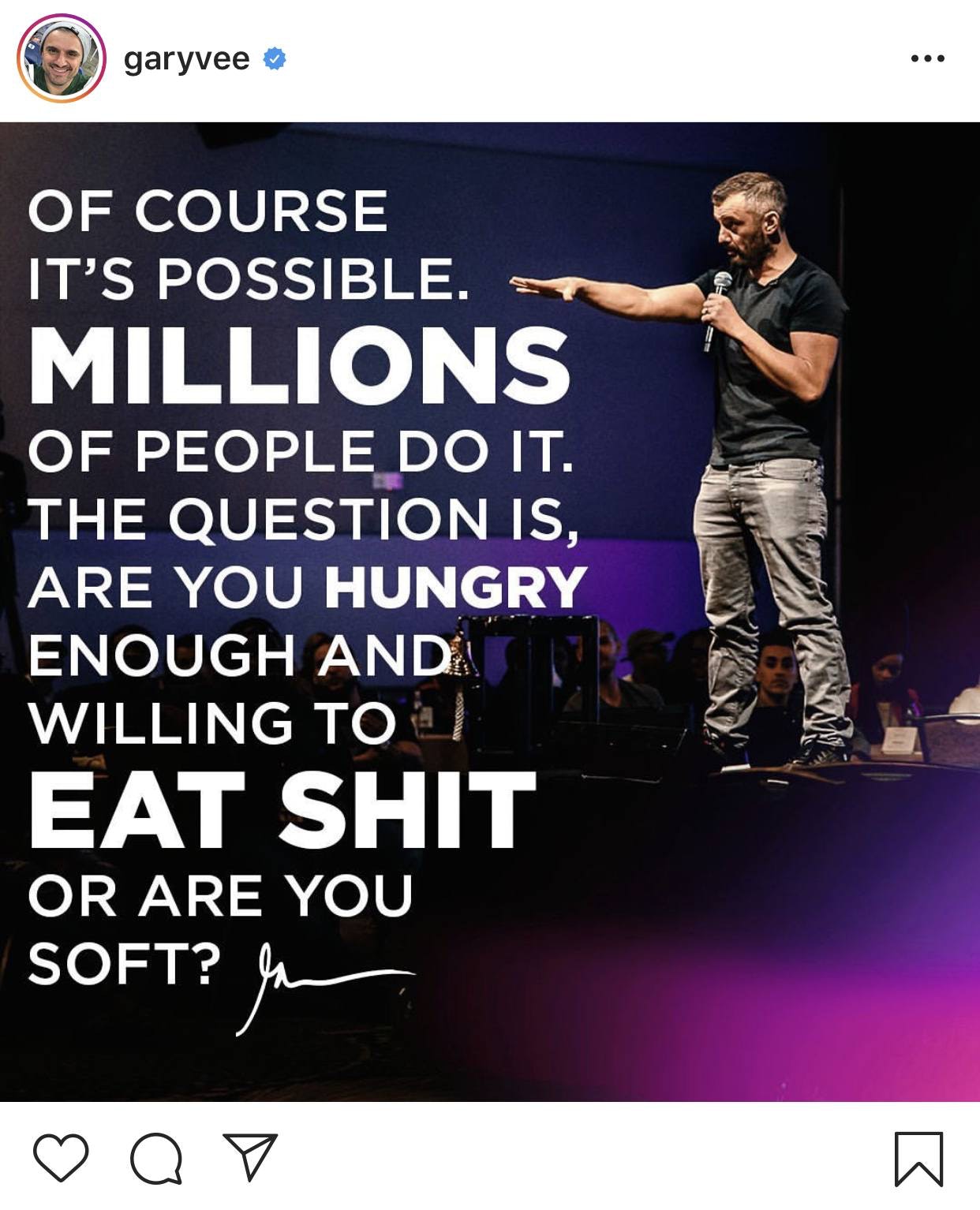 Gary Vaynerchuk instagram account