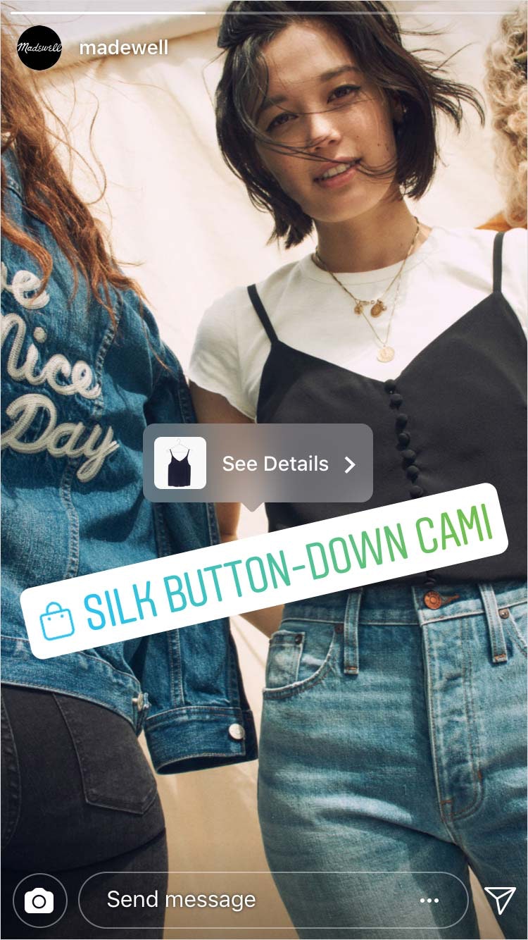 Instagram Stories Shopping