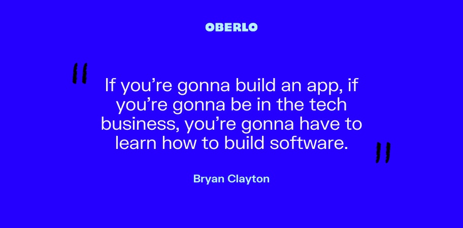 Bryan Clayton on being in the tech business