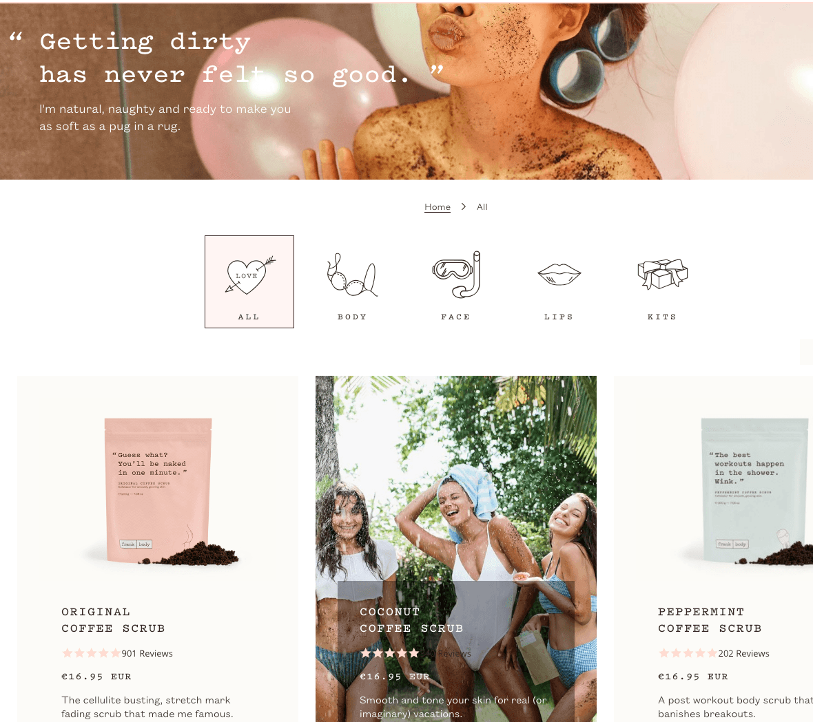 ecommerce website designs