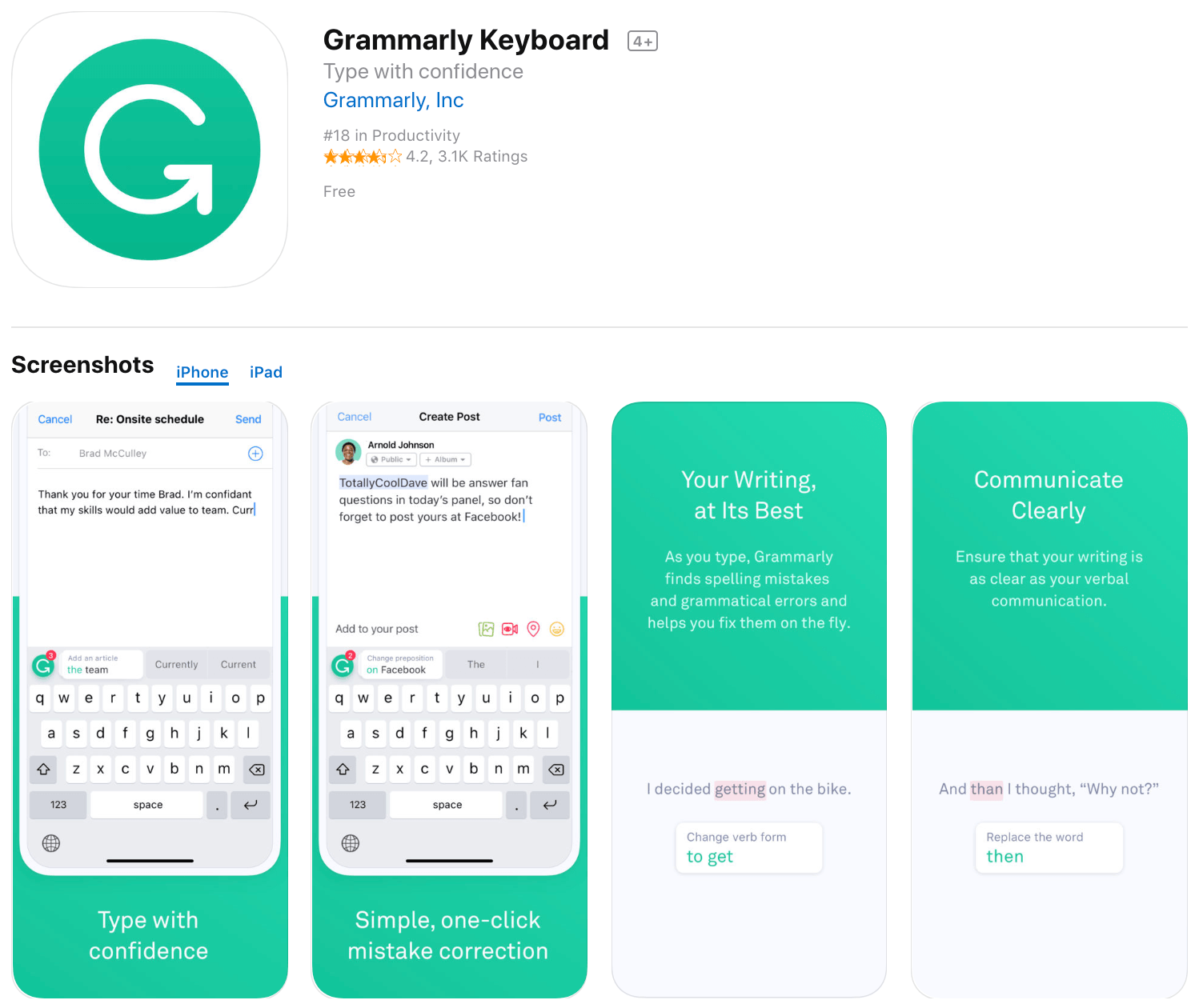 Marketing Apps Grammarly