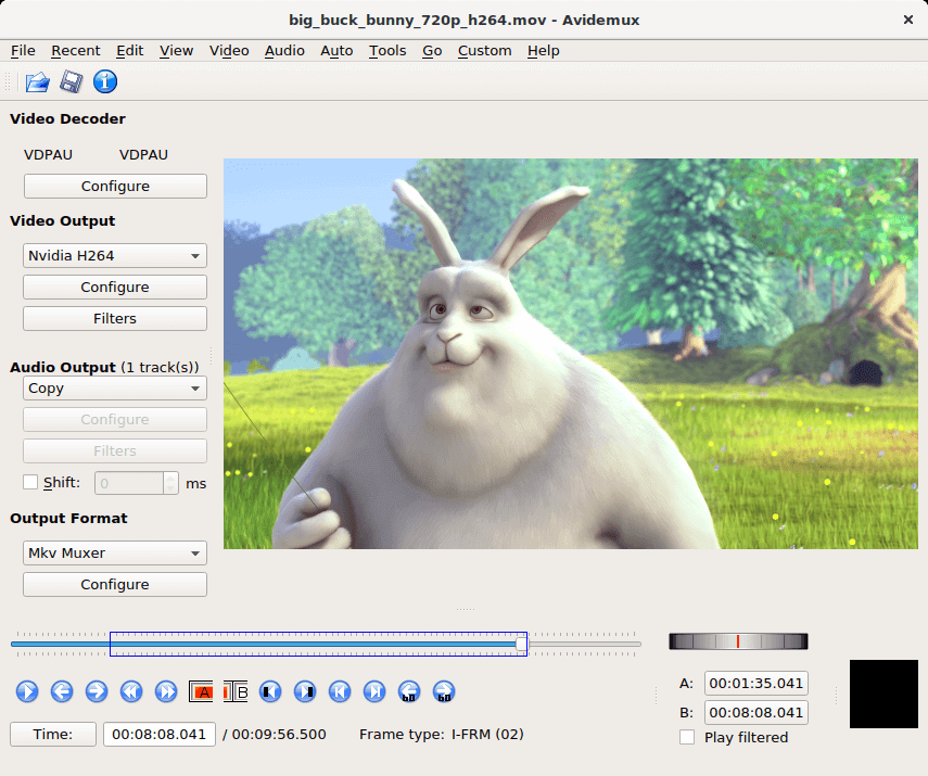 Avidemux Video Editing Tool