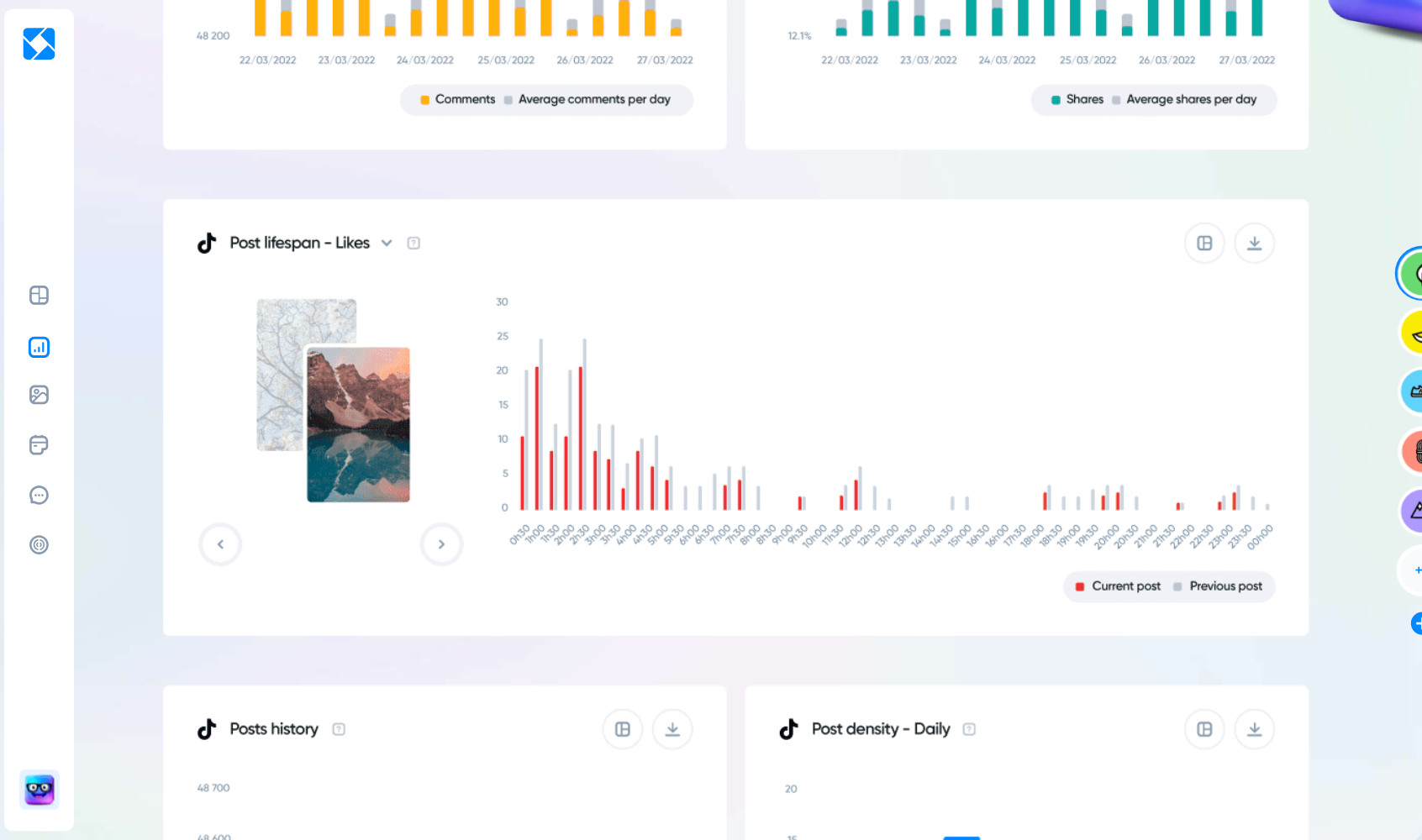 Instagram analytics tool: Iconosquare